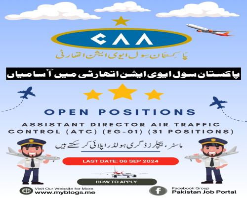 ASSISTANT DIRECTOR AIRTRAFFIC CONTROL (ATC) CAA Pakistan Jobs